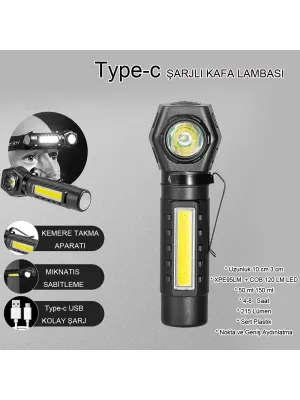 Şarjlı Mıktanıslı Kafa Lambası Wt-621