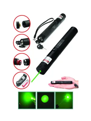 Şarjlı Yeşil Lazer Pointer 100 Mw