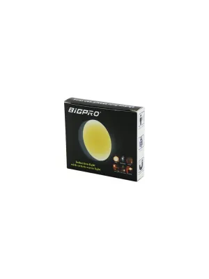 Sensörlü=0--3mt  Usb Şarjlı  Sarı Led Yuvarlak Lamba Çap: 8.3cm - Kalınlık: 2cm