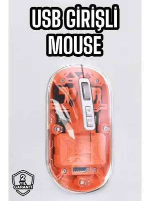 Sessiz Kablosuz Usb Girişli Mouse Fare Yüksek Performanslı