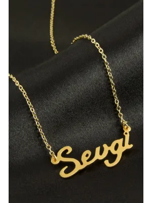 Sevgi isimli kolye (Kişiye Özel)