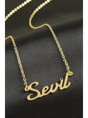 Sevil isimli kolye (Kişiye Özel)