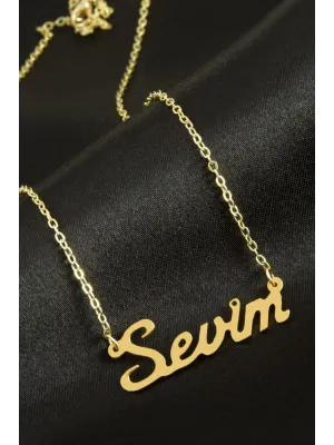 Sevim isimli kolye (Kişiye Özel)