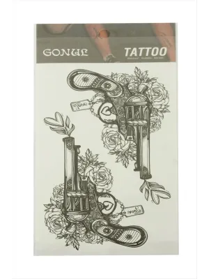 Silah Tattoo Dövme Sticker