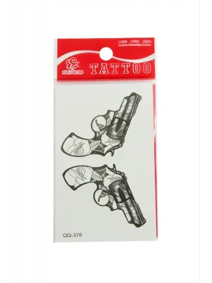 Silah Tattoo Dövme Sticker