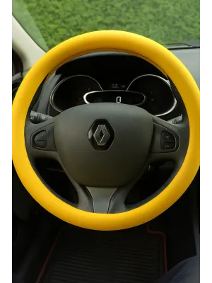 Silikon Direksiyon Kılıfı Sarı