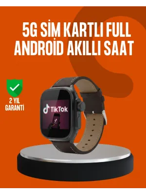 Sım Kartlı Akıllı Saat Amoled Ekran Android Sistem