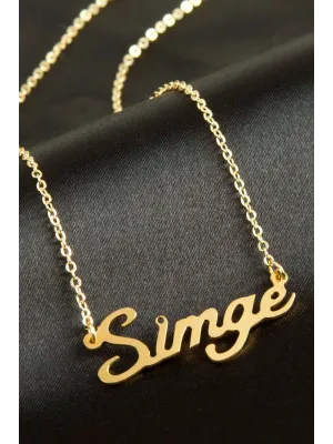 Simge isimli kolye (Kişiye Özel)