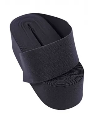 Siyah  - 3cm Paça Lastik Geniş 10mt.