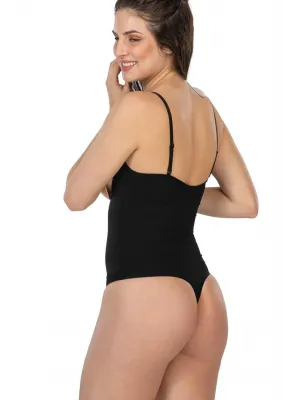 ieg™ SİYAH MI  2076 Göğüsü Açık String Body Korse