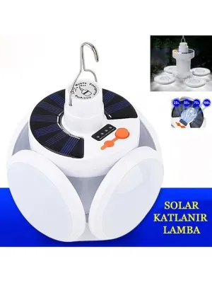 Solar 5 Kanatlı Kamp Lambası
