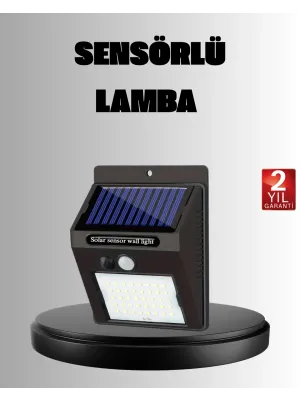 Solar Led Bahçe Aydınlatma – Hareket Sensörlü, Güneş Paneliyle Şarj Olan, Ip65 Dayanıklı