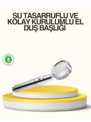 Su Basıncını Artıran Sızdırmaz Duş Başlığı