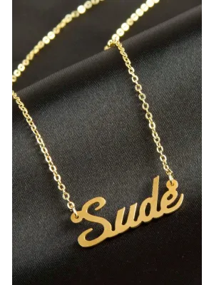 Sude İsimli Kolye (Kişiye Özel)