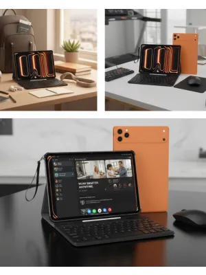 Tablet Pc Klavyeli Set Geniş Ekran Yüksek Depolama Ve Android Sistem