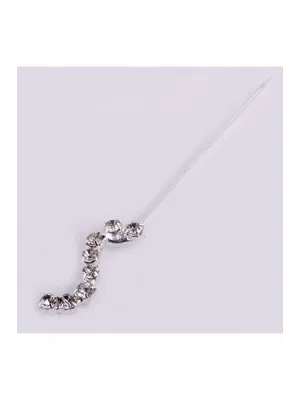 Taşlı Zikzak Eşarp İğnesi