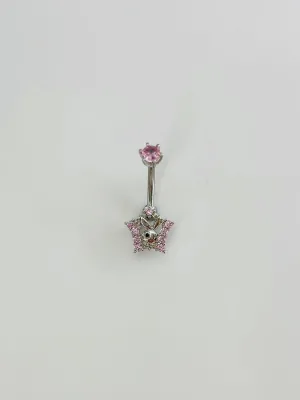 Tavşan Detaylı Göbek Piercing - Pg0171