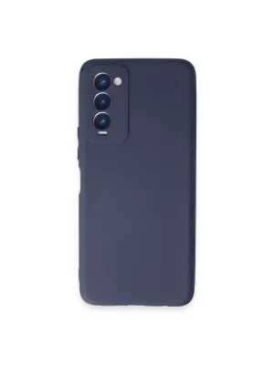 Tecno Camon 18 Kılıf First Silikon - Lacivert