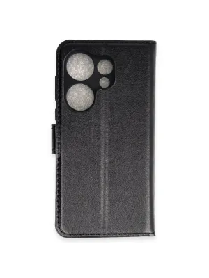 Tecno Camon 20 Prime Trend S Plus Kapaklı Kılıf - Siyah