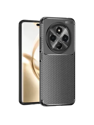 Tecno Spark 30c Kılıf Auto Focus Karbon Kapak - Siyah
