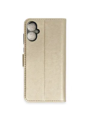 Tecno Spark 9 Pro Trend S Plus Kapaklı Kılıf - Gold