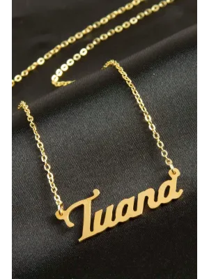 Tuana isimli kolye (Kişiye Özel)
