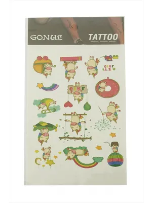 Unicorn Tattoo Dövme Sticker