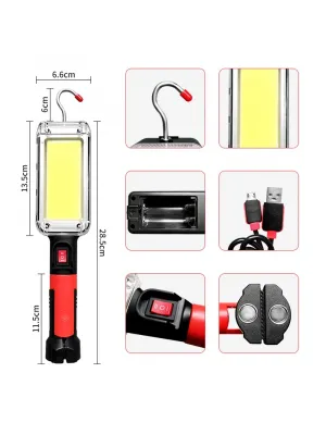 Usb Şarjlı Oto Tamirci Çalışma Lambası Wt-733
