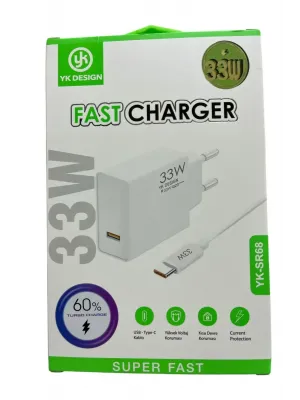 Usb Type-c 33w Şarj Aleti Yk-sr68