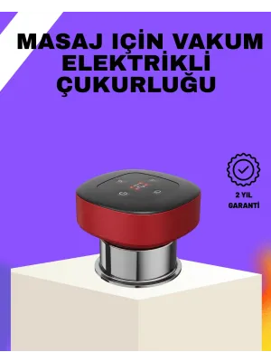 Vakumlu Masaj Aleti Çok Kademeli Emme Isıtmalı Ev Tipi Terapi