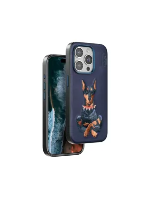 Venco Apple İphone 15 Pro Max Perma Desenli Kapak - Lacivert
