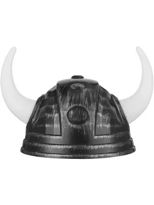 Viking Başlığı Asteriks Başlığı Gümüş Renk