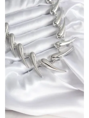 ietaks™ VIP Seri Özel Model Gümüş Renk Kadın Kolye