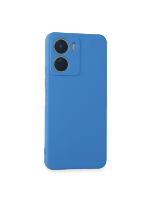 Vivo Y16 Kılıf First Silikon - Mavi