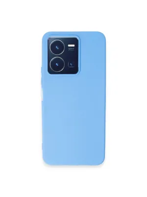 Vivo Y35 Kılıf First Silikon - Mavi