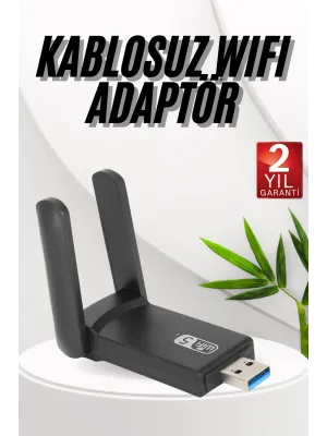 Wifi Adaptörü Bt5.0 Wifi 2si Bir Arada Çift Bantlı Çift Anten