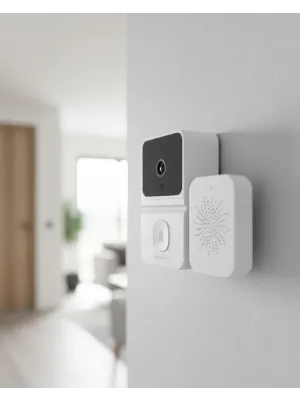Wifi Akıllı Kapı Zili Kamera Gece Görüşlü Çift Yönlü Sesli
