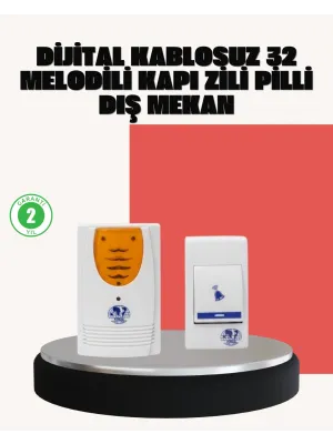 Wireless Kapı Zili Pratik Ve Zahmetsiz Günlük Kullanım