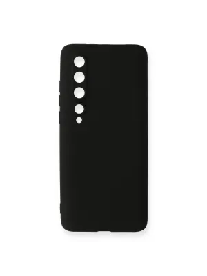 Xiaomi Mi 10 Kılıf First Silikon - Siyah
