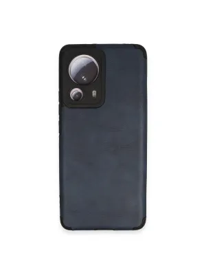 Xiaomi Mi 13 Lite Kılıf Loop Deri Silikon - Lacivert
