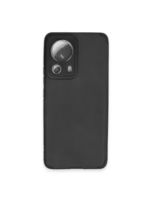 Xiaomi Mi 13 Lite Kılıf Loop Deri Silikon - Siyah
