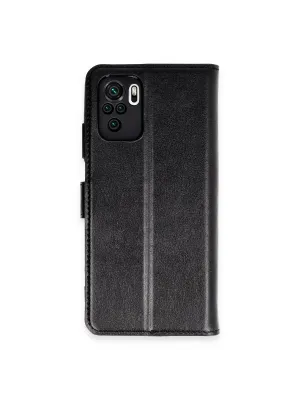 Xiaomi Mi Note 10 Trend S Plus Kapaklı Kılıf - Siyah