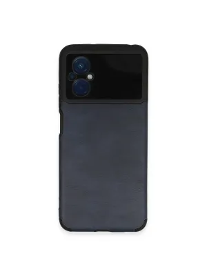 Xiaomi Poco M5 Kılıf Loop Deri Silikon - Lacivert