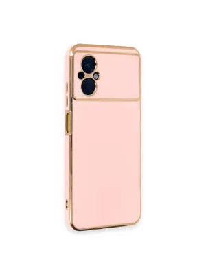 Xiaomi Poco M5 Kılıf Volet Silikon - Pembe