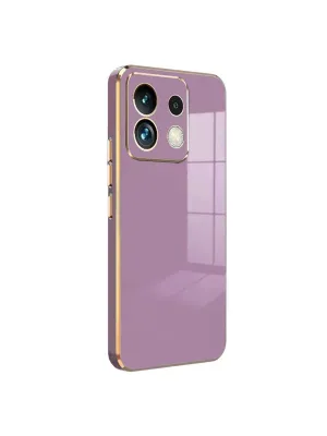 Xiaomi Poco M6 Pro 4g Kılıf Volet Silikon - Mor