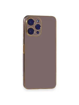 Xiaomi Poco M6 Pro 5g Kılıf Volet Silikon - Mor