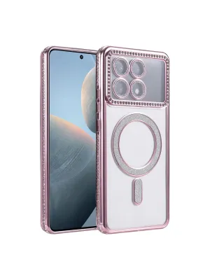 Xiaomi Poco X6 Pro Joke Simli Magneticsafe Kılıf - Pembe