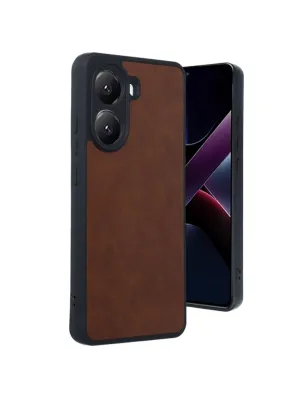 Xiaomi Poco X7 Pro Kılıf Aras Deri Kapak - Taba