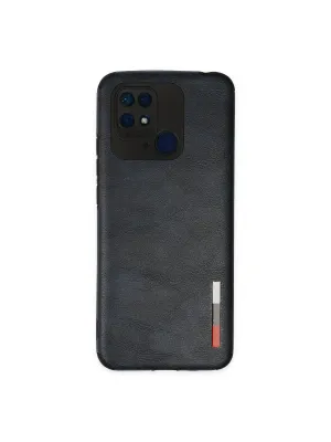 Xiaomi Redmi 10c Kılıf Loop Deri Silikon - Lacivert