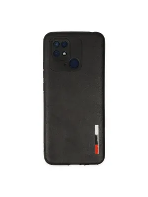 Xiaomi Redmi 10c Kılıf Loop Deri Silikon - Siyah